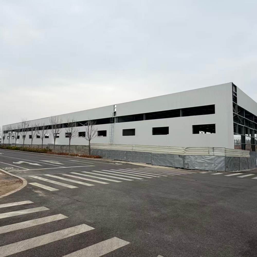 โรงงานโดยตรง CE Q355 โครงพอร์ทัลสำเร็จรูปโครงเหล็กคลังสินค้าการประชุมเชิงปฏิบัติการอุตสาหกรรมอาคารโลหะการออกแบบที่กำหนดเอง