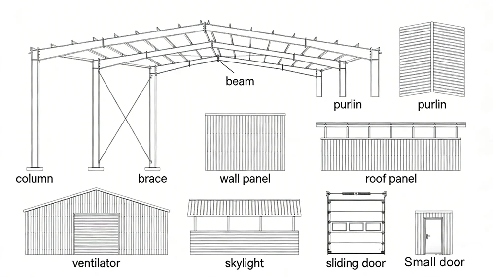 Steel Structure Vegetable Planting Shed