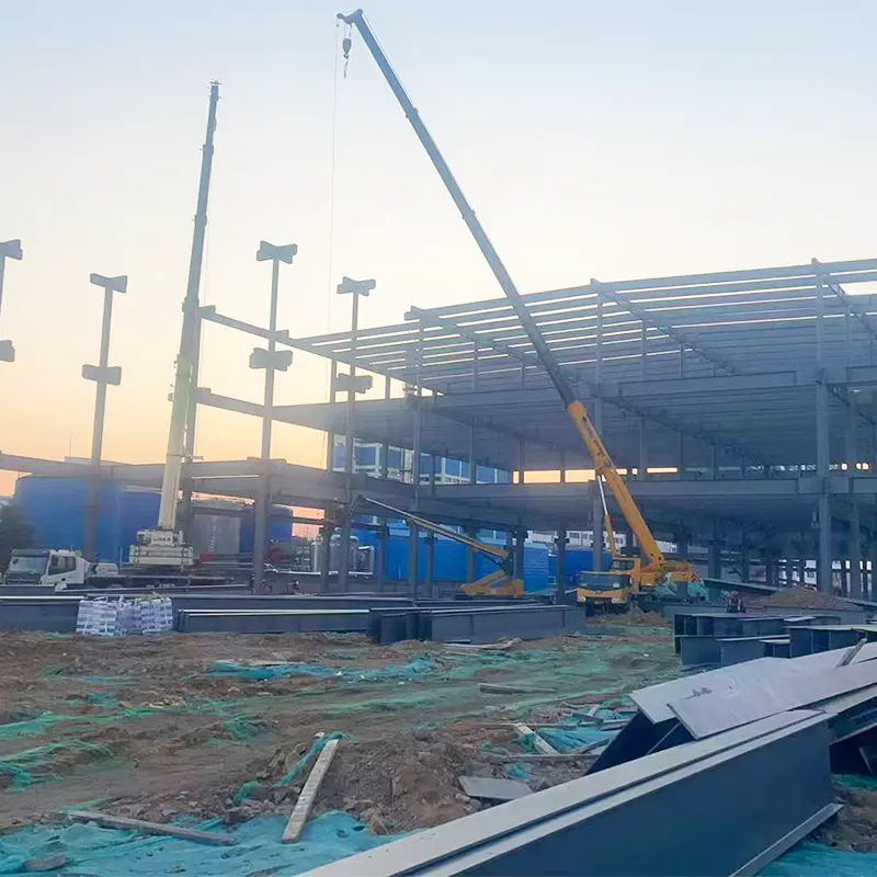 คลังสินค้าโลจิสติกโครงสร้างเหล็กช่วงขนาดใหญ่