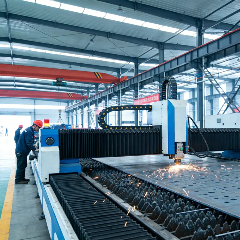 โรงงานผลิตโครงเหล็ก