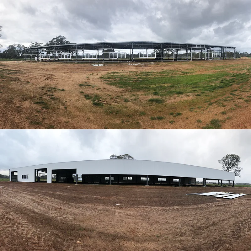 บ้านฟาร์มโครงสร้างเหล็ก